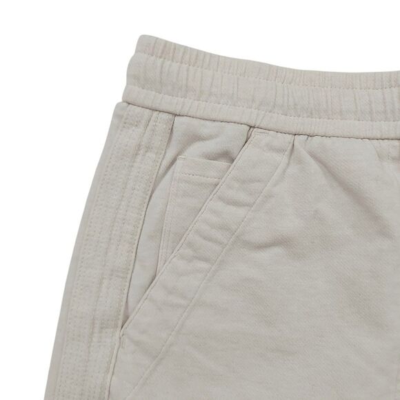 Athleta Shorts Womens 14 Beige Farallon Heathered Knit Comfy Athletic Beach - Picture 3 of 10